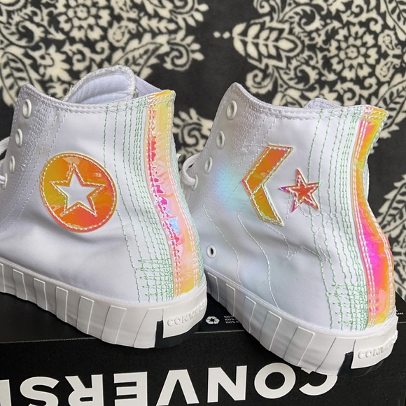 Converse Untitled Hi White/Iridescent MEN`S - Picture 15 of 16